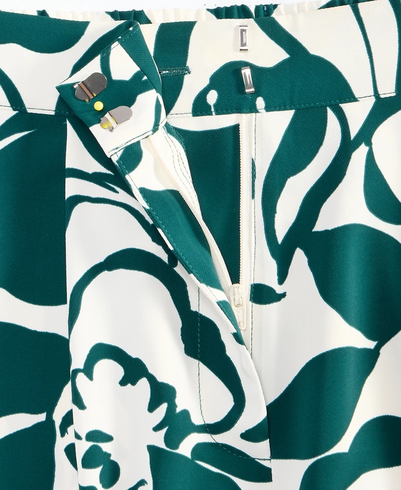 Women's Vine-Print Wide-Leg Pants, Macy's Exclusive - On 34th | Alix Friedberg Capsule Collection