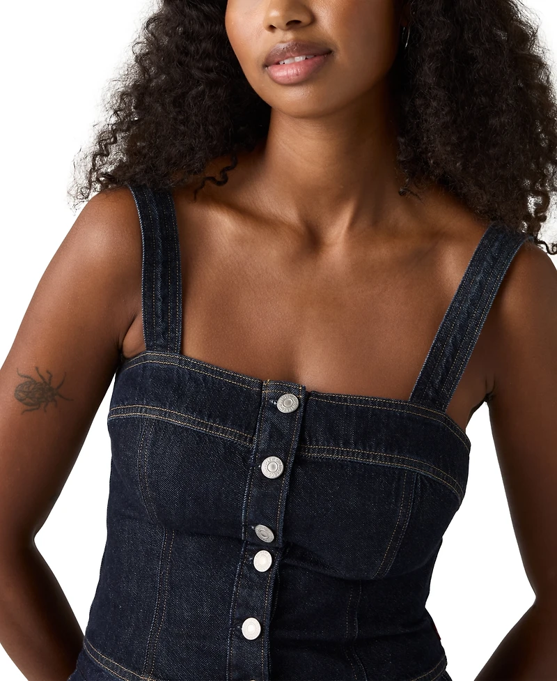 Levi's Women's Cotton Drea Denim Tank Top