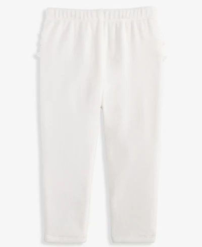 First Impressions Baby Girls Velour Ruffle-Back Leggings, Macy's Exclusive