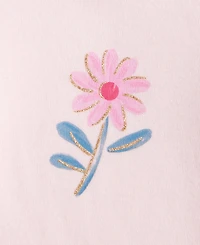First Impressions Baby Girls Short-Sleeve Floral Graphic T-Shirt, Exclusively at Macy's