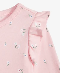 First Impressions Baby Girls Long Sleeve Ditsy Floral Print Dress