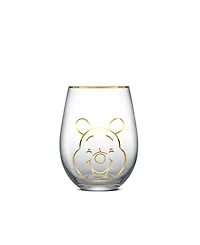JoyJolt Pooh Spirits Hero Faces Stemless Drinking Glasses, Set of 4
