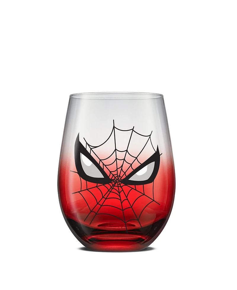 JoyJolt Spidey Sense Stemless Drinking Glasses, Set of 4