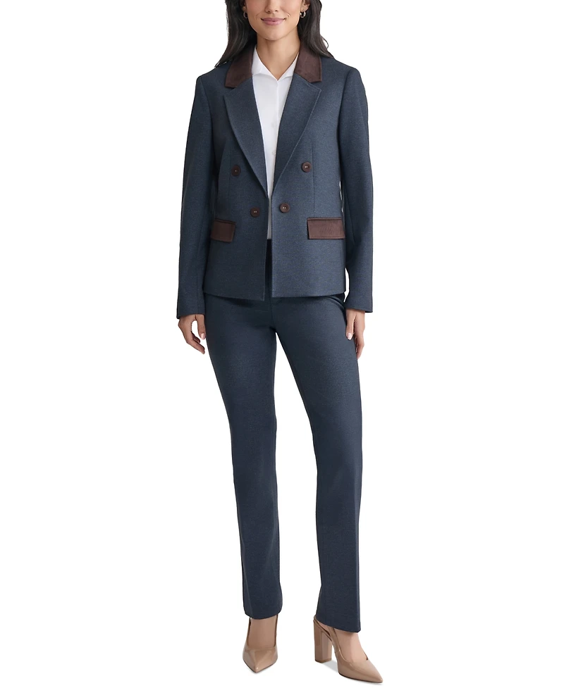 Jones New York Petite Faux Double-Breasted Jacket