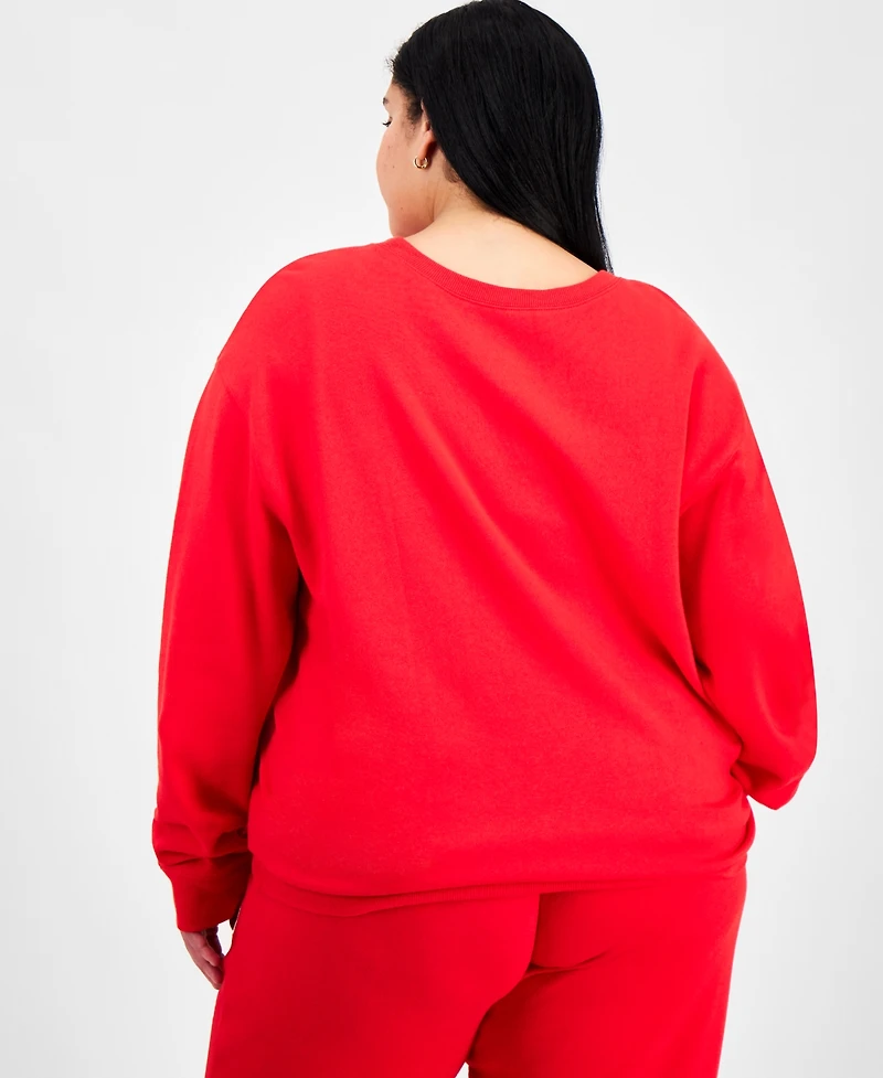 Love Tribe Trendy Plus Hello Kitty Holiday Sweatshirt