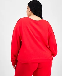 Love Tribe Trendy Plus Hello Kitty Holiday Sweatshirt