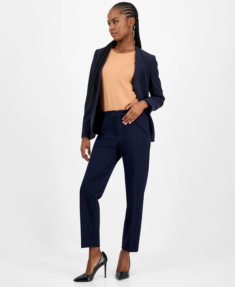 Bar Iii Women's Compression High-Rise Straight-Leg Pants, Macy's Exclusive