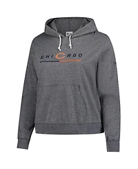 Nike Women's Heather Charcoal Chicago Bears Pullover Hoodie