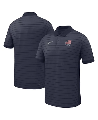 Nike Men's Navy Team Usa Victory Stripe Polo Shirt