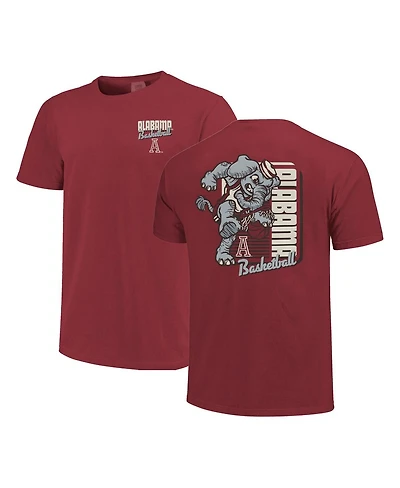 Image One Men's Crimson Alabama Tide Comfort Colors Mascot Dunk T-Shirt