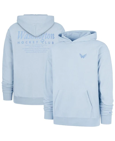 '47 Brand Men's Light Blue Washington Capitals Foundation Pullover Hoodie