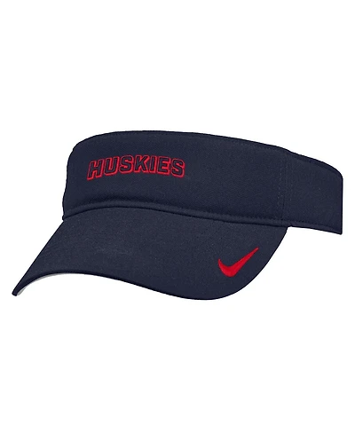 Nike Men's Navy UConn Huskies 2025 On-Field Ace Performance Adjustable Visor Hat