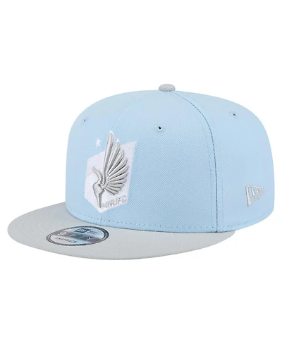 New Era Men's Light Blue Minnesota United Fc Color Pack Two-Tone 9FIFTY Snapback Hat