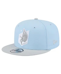 New Era Men's Light Blue Minnesota United Fc Color Pack Two-Tone 9FIFTY Snapback Hat