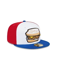 New Era Men's Red Delmarva Shorebirds Theme Nights 59FIFTY Fitted Hat