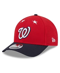 New Era Men's Red/Navy Washington Nationals 2025 Mlb All-Star Game 9FORTY M-Crown Adjustable Hat