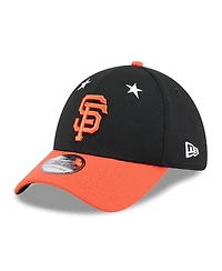 New Era Men's Black/Orange San Francisco Giants 2025 Mlb All-Star Game 39THIRTY Flex Hat