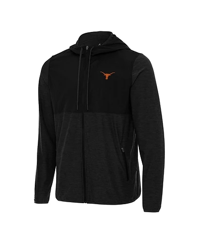 Antigua Men's Black Texas Longhorns Sway Full-Zip Hoodie Jacket