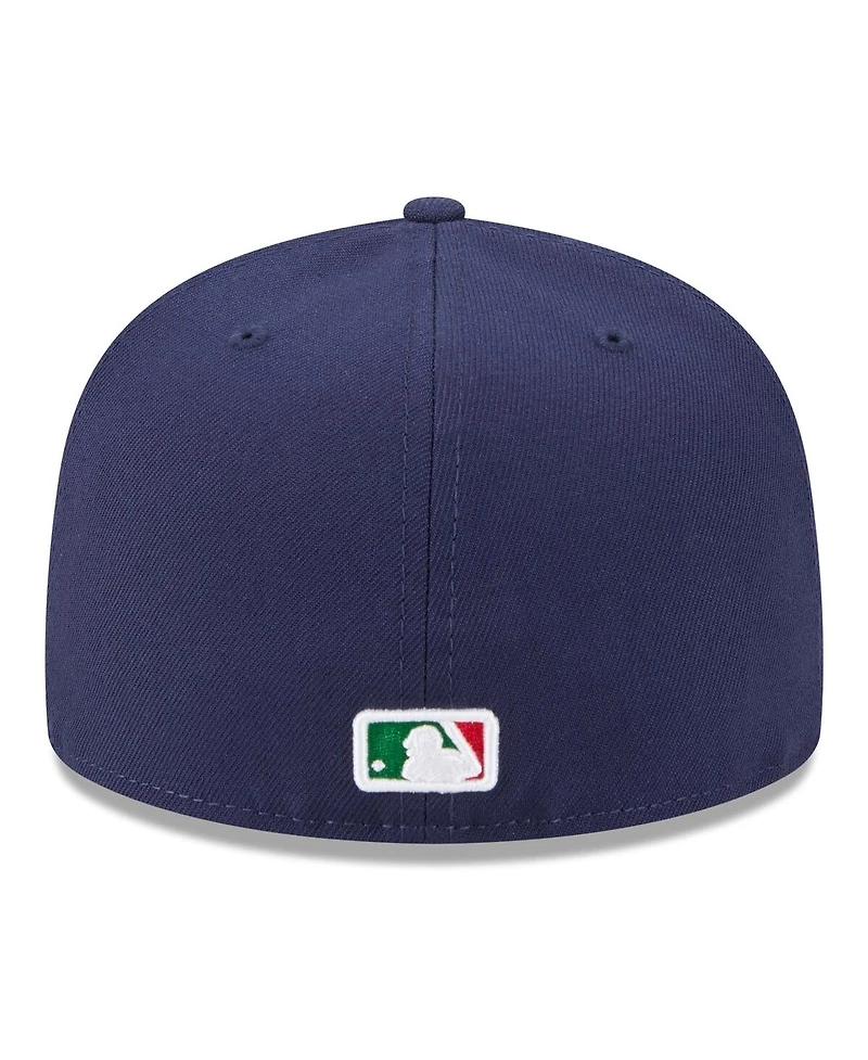 New Era Men's Navy Tampa Bay Rays 2025 Big League Chew 59FIFTY Fitted Hat