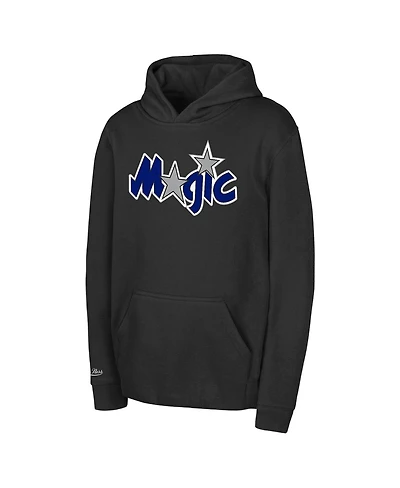 Mitchell & Ness Preschool Black Orlando Magic Retro Logo Pullover Hoodie
