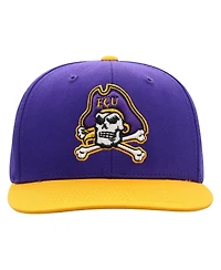 Top of the World Big Boys and Girls Purple Ecu Pirates Victory Maverick Snapback Hat