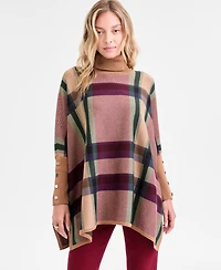 Jones New York Women's Drop Shoulder Turtle Neck Sweater