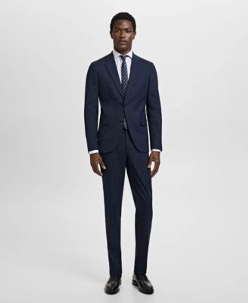 Mango Mens Milan Slim Fit Suit Separates
