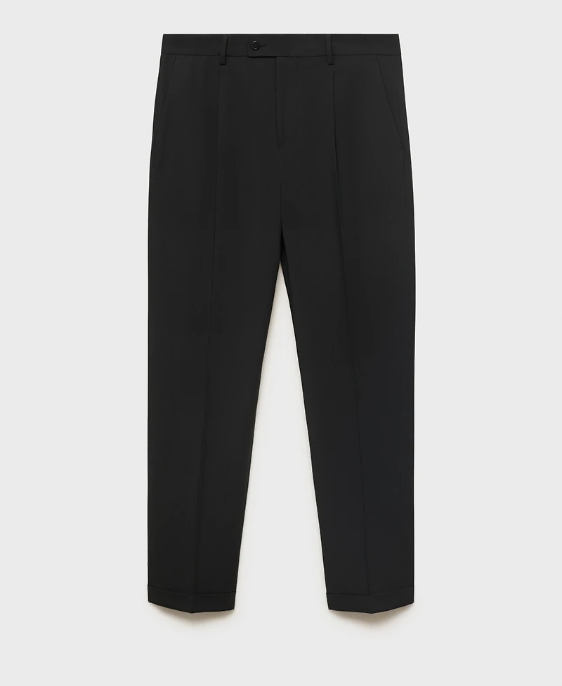 Mango Men's Boston Regular-Fit Suit Pants