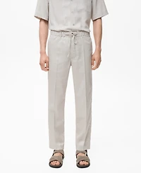 Mango Men's Lyocell Cotton Jogger Pants