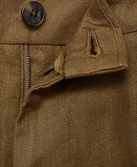 Mango Men's Salerno Linen Slim Fit Suit Pants