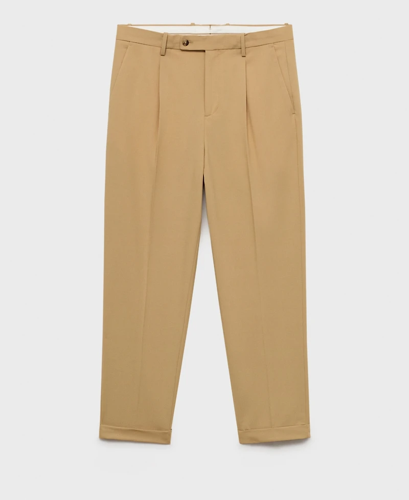 Mango Men's Boston Regular-Fit Suit Pants