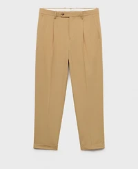 Mango Men's Boston Regular-Fit Suit Pants