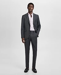 Mango Men's Cotton Slim-Fit Dress Shirt