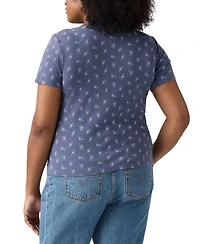 Levi's Plus Lydia Tossed Floral Short-Sleeve T-Shirt