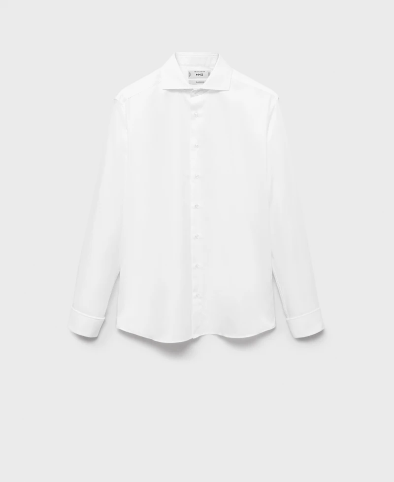 Mango Men's Cotton Slim-Fit Dress Shirt