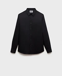 Mango Men's Slim-Fit Cotton Dress Shirt