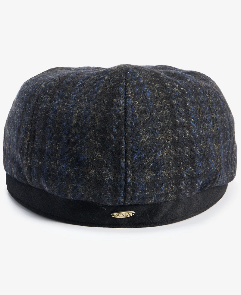Scala Men's Shadow Plaid Hat
