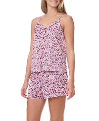 Tommy Hilfiger Women's 2Pc Cami and Boxer Pajama Set