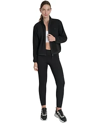 Dkny Women's Zippered Fleece Jacket