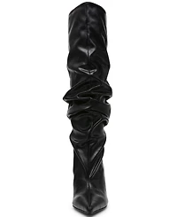 Steve Madden Women's Distortion Knee-High Slouch Wedge Boots
