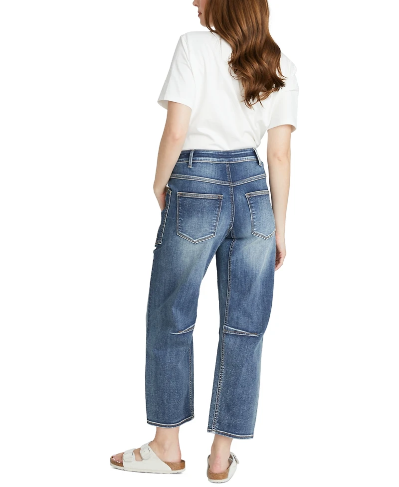 Driftwood Women's Barbara X Trinity Barrel-Leg Jeans