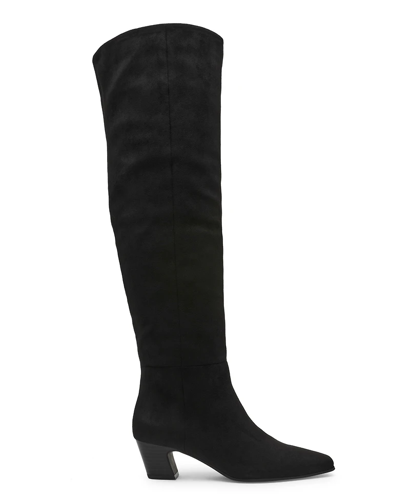 Dv Dolce Vita Women's Stryker Wide-Calf Over-the-Knee Pull On Heeled Boots