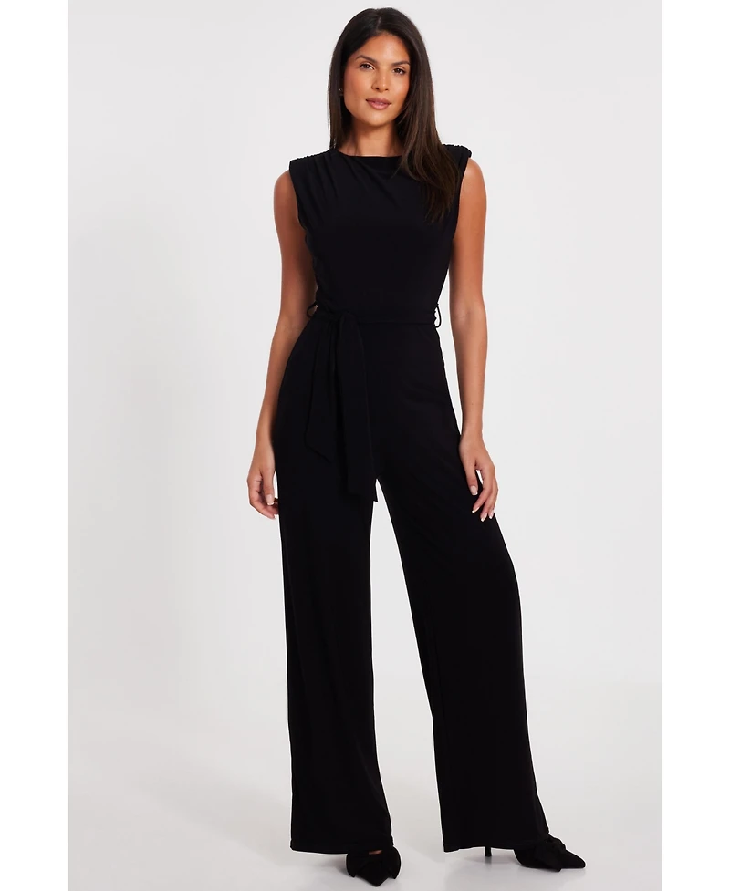 Quiz Women's Ity Waist Tie Jumpsuit