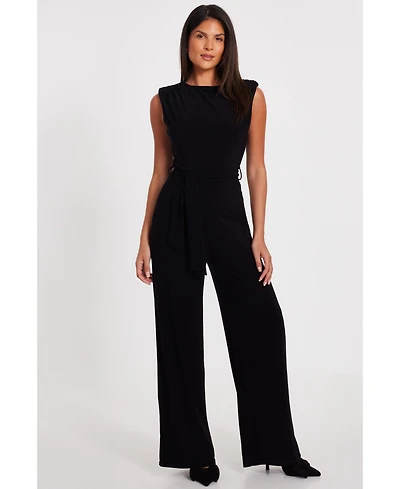 Quiz Women's Ity Waist Tie Jumpsuit