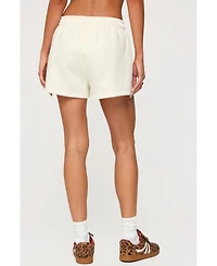 Edikted Women's Cherry Babe Sweat Shorts
