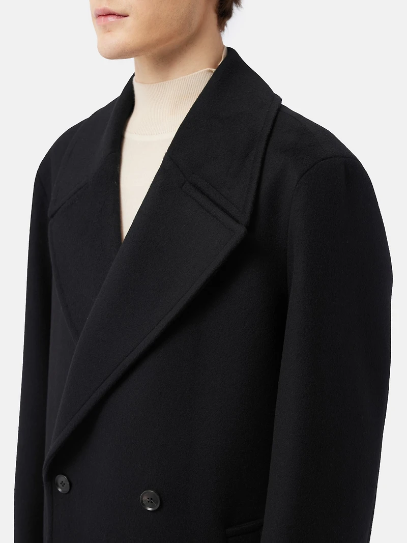 Gobi Cashmere Men's Double-Breasted Cashmere Coat for Men