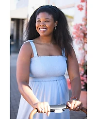 Kindred Bravely Sienna Smocked Maternity & Nursing Dress