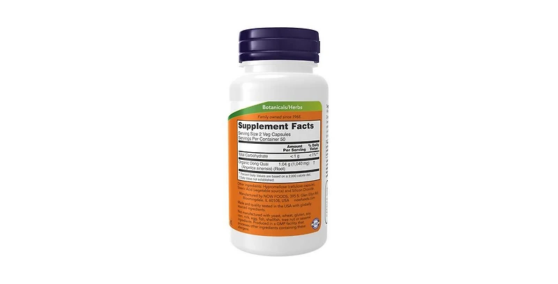Now Foods Dong Quai ,520 mg ,100 Caps