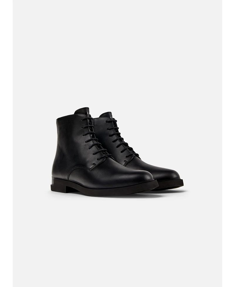 Camper Iman Leather Lace Up Bootie