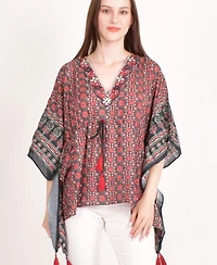 Raas Women's Embroidered Kaftan Top